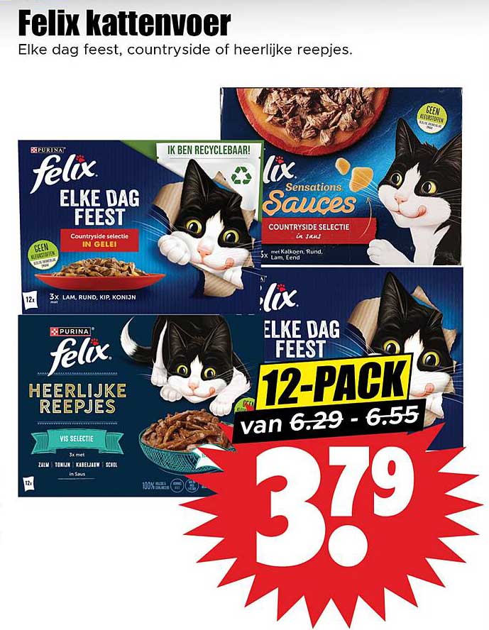 Felix kattenvoer 12-PACK