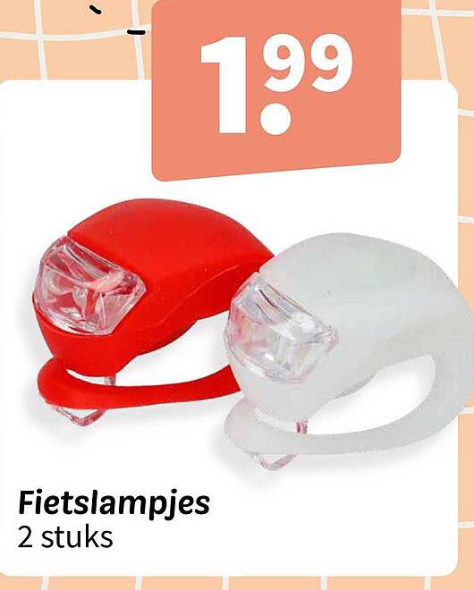 Fietslampjes 2 stuks