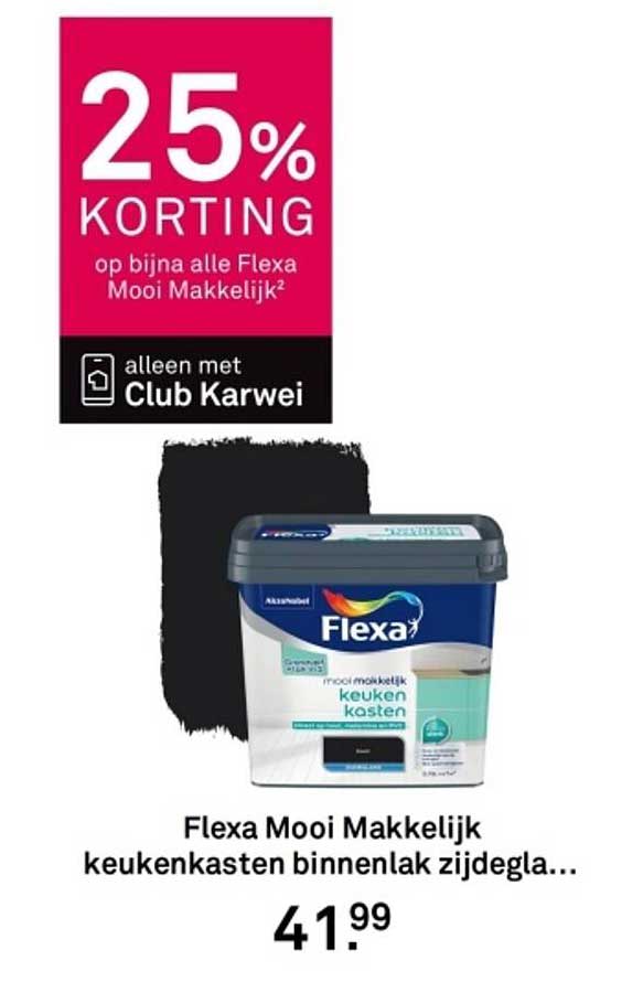 Flexa Mooi Makkelijk keukenkasten binnenlak zijdeglans