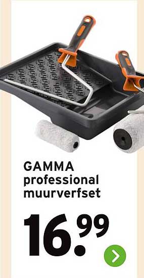 GAMMA professional muurverfset