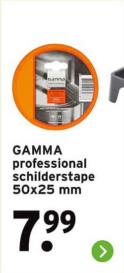 GAMMA professional schilderstape 50x25 mm