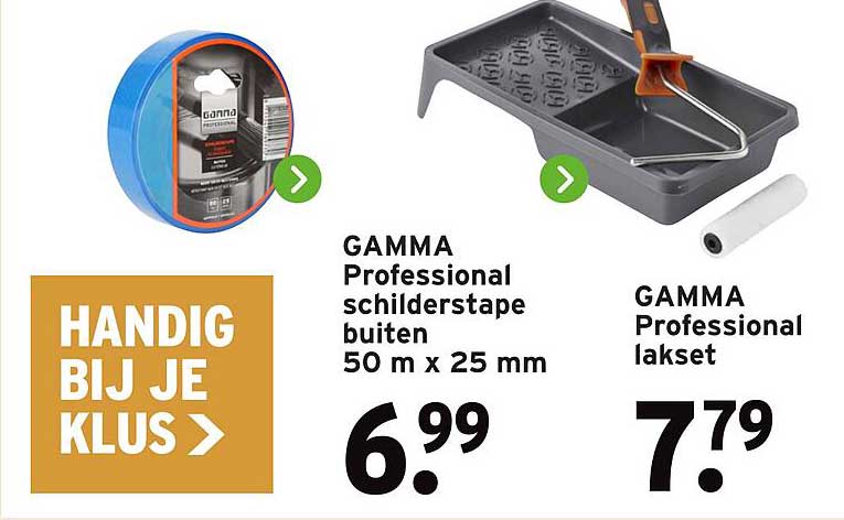 GAMMA Professional schilderstape buiten 50 m x 25 mm