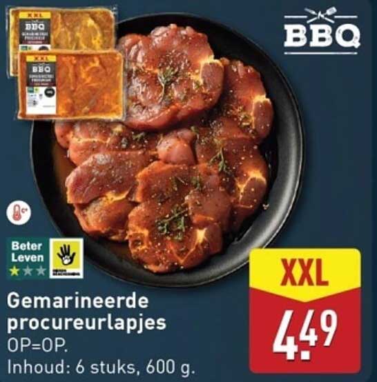 Gemarineerde procureurlapjes