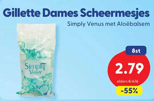 Gillette Dames Scheermesjes