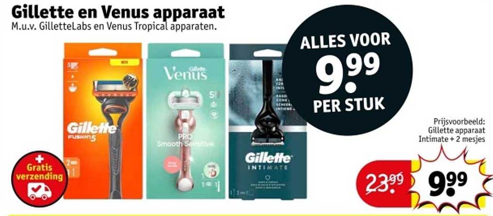 Gillette en Venus apparaat