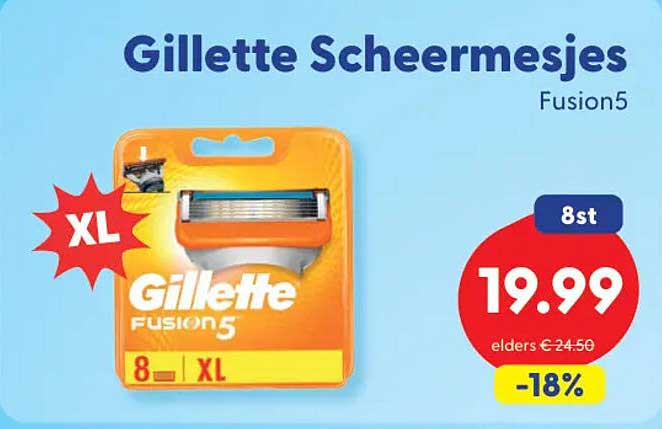 Gillette Scheermesjes Fusion5