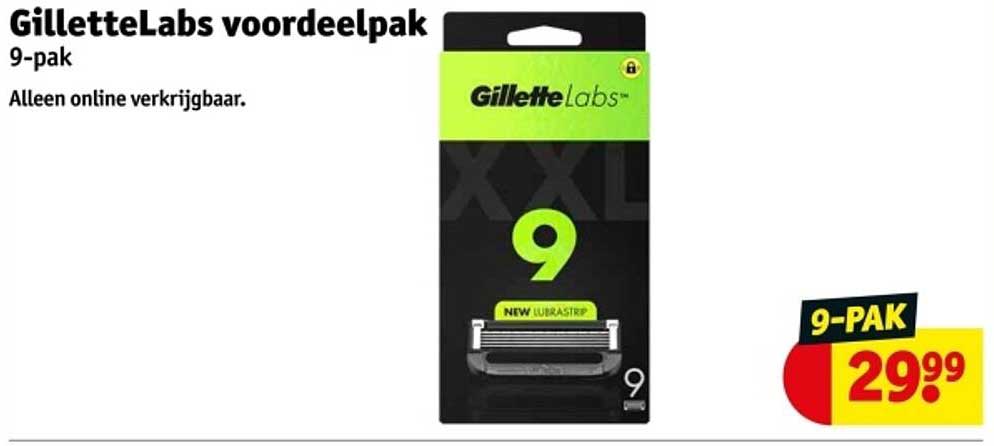 GilletteLabs voordeelpak 9-pak