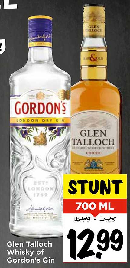 Glen Talloch Whisky of Gordon's Gin