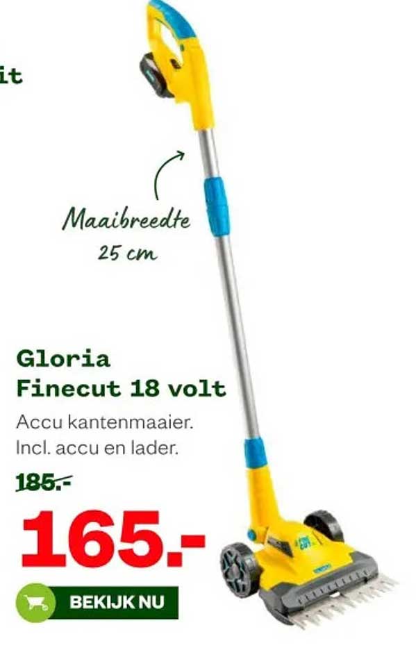 Gloria Finecut 18 volt