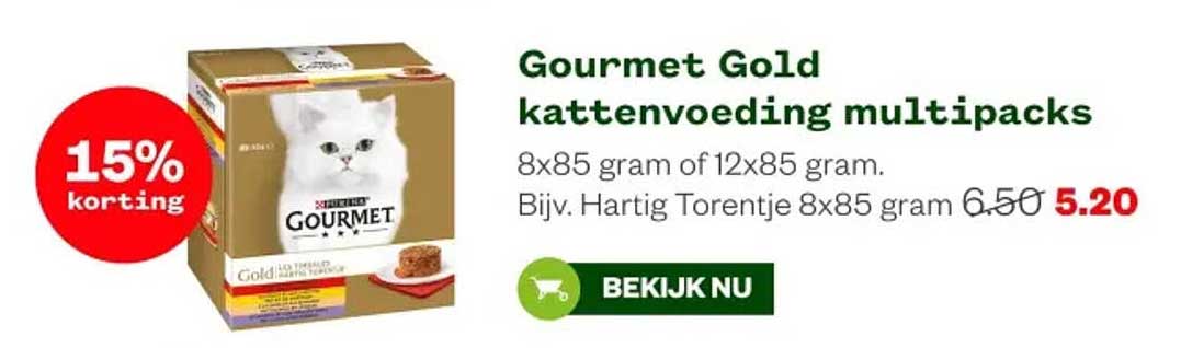 Gourmet Gold kattenvoeding multipacks