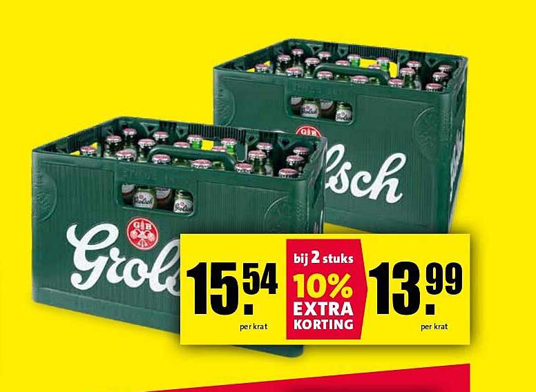 Grolsch - bij 2 stuks 10% EXTRA KORTING
