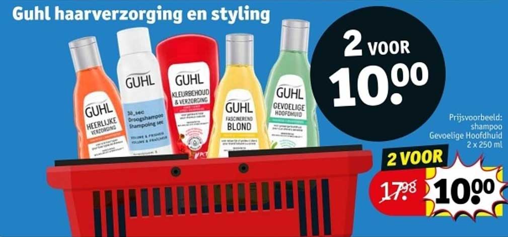 Guhl haarverzorging en styling