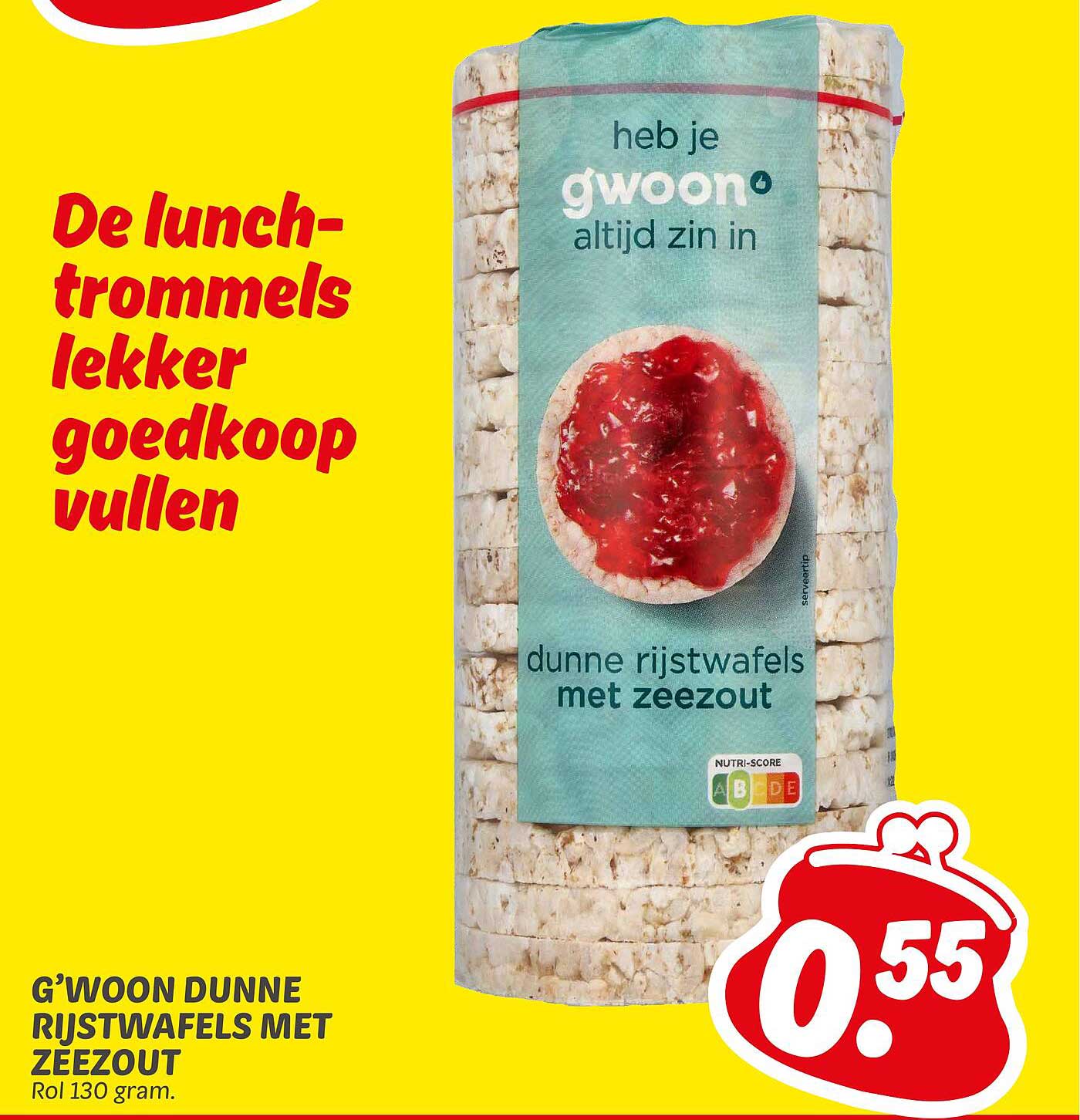 G’woon Dunne Rijstwafels met Zeezout