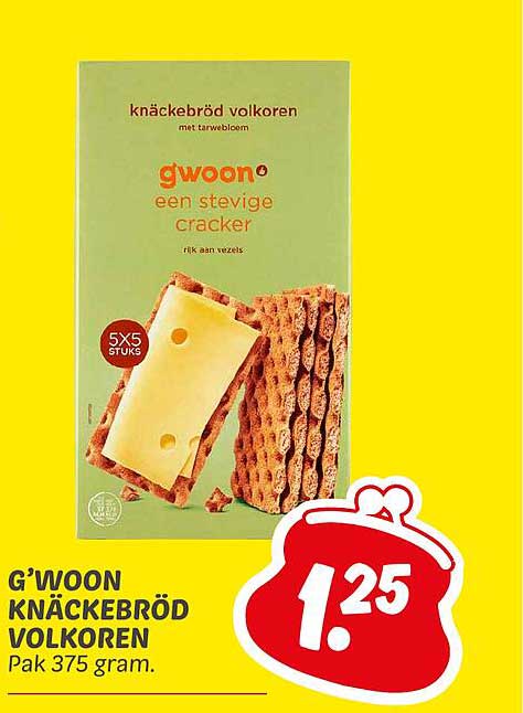 G'woon Knäckebröd Volkoren