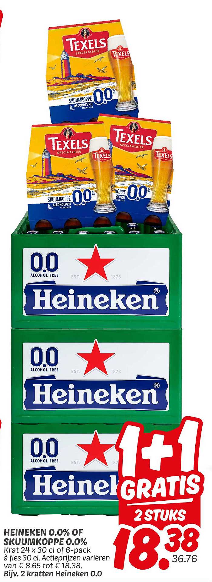 HEINEKEN 0.0% OF SKUUMKOPPE 0.0%