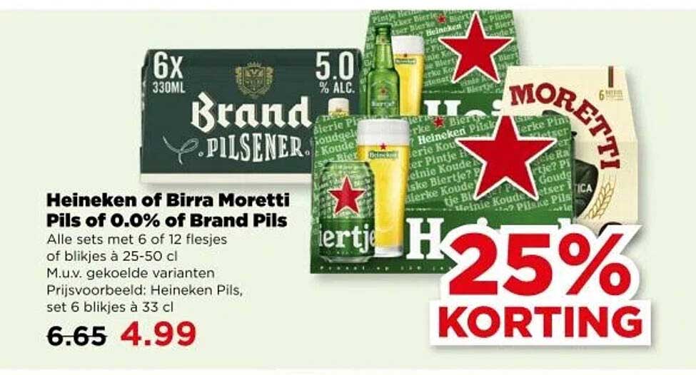 Heineken of Birra Moretti Pils of 0.0% of Brand Pils