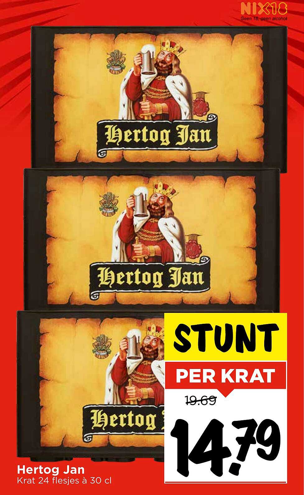 Hertog Jan Krat 24 flesjes à 30 cl
