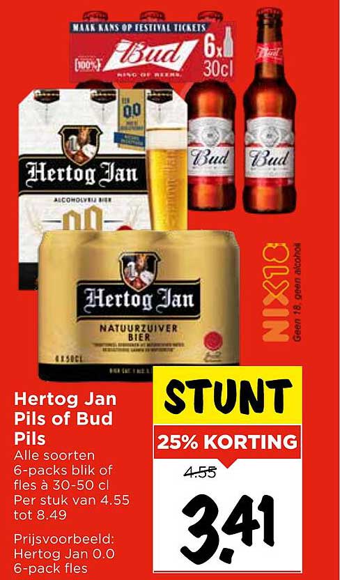 Hertog Jan Pils of Bud Pils