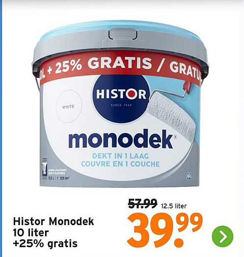 Histor Monodek 10 liter +25% gratis