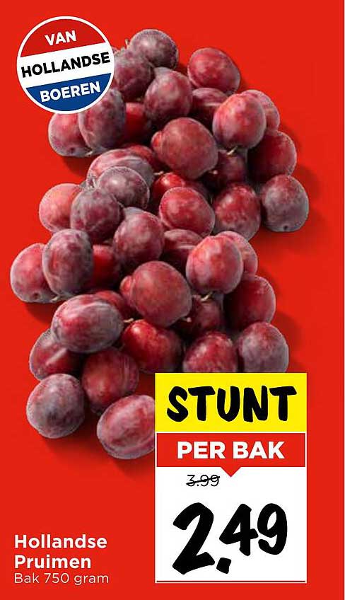 Hollandse Pruimen Bak 750 gram