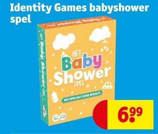 Identity Games babyshower spel