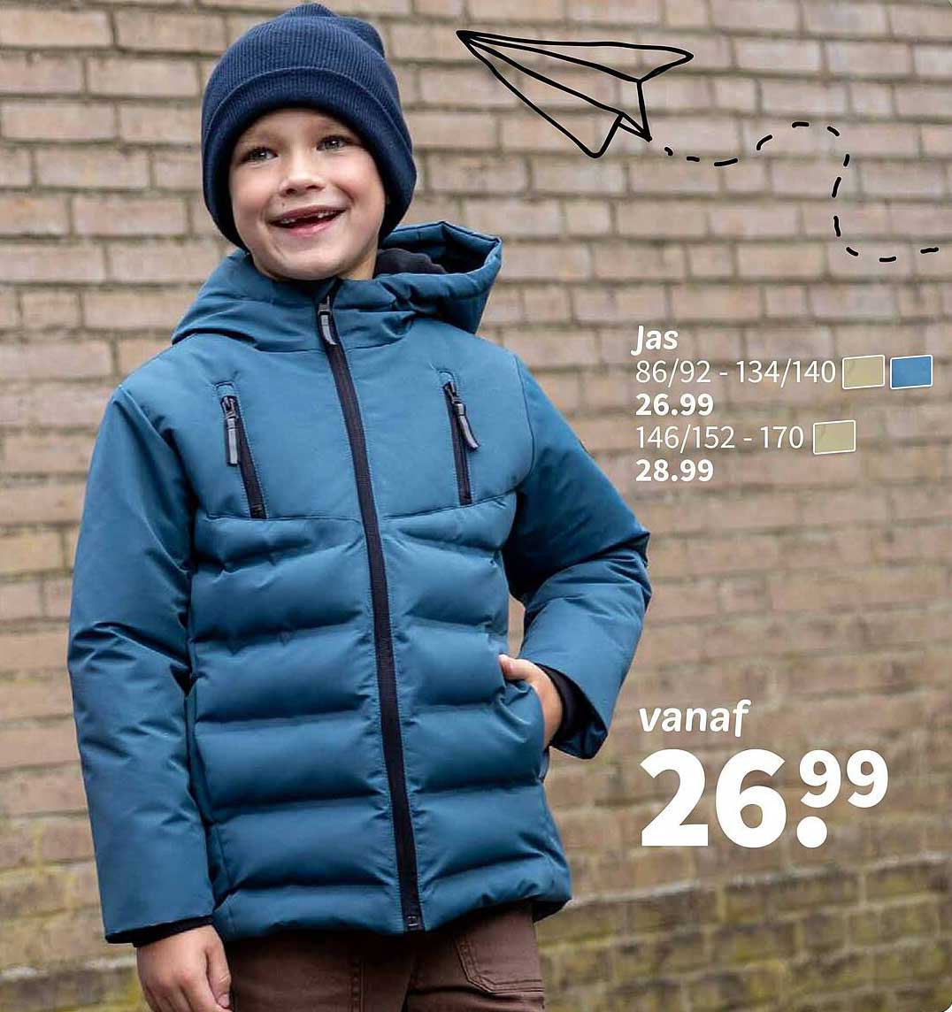 Jas 86/92 - 134/140 vanaf 26,99