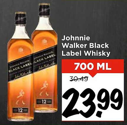 Johnnie Walker Black Label Whisky 700 ML