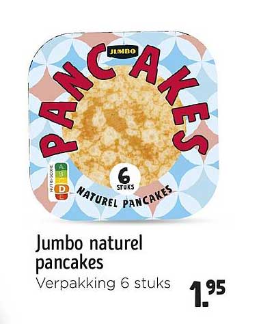 Jumbo natuur pancakes