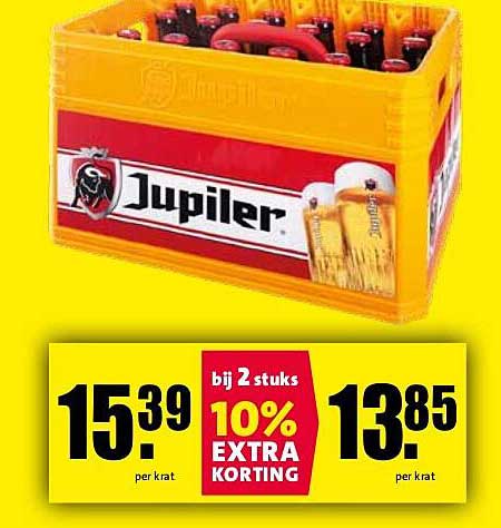 Jupiler Bier Krat - Bij 2 Stuks 10% Extra Korting