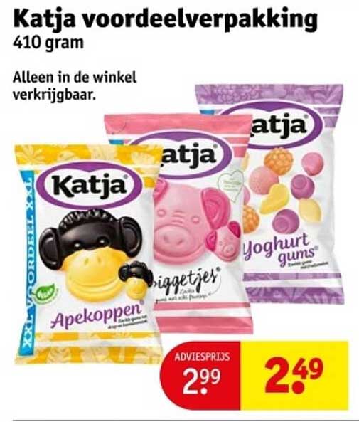 Katja voordeelverpakking 410 gram