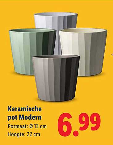 Keramische pot Modern