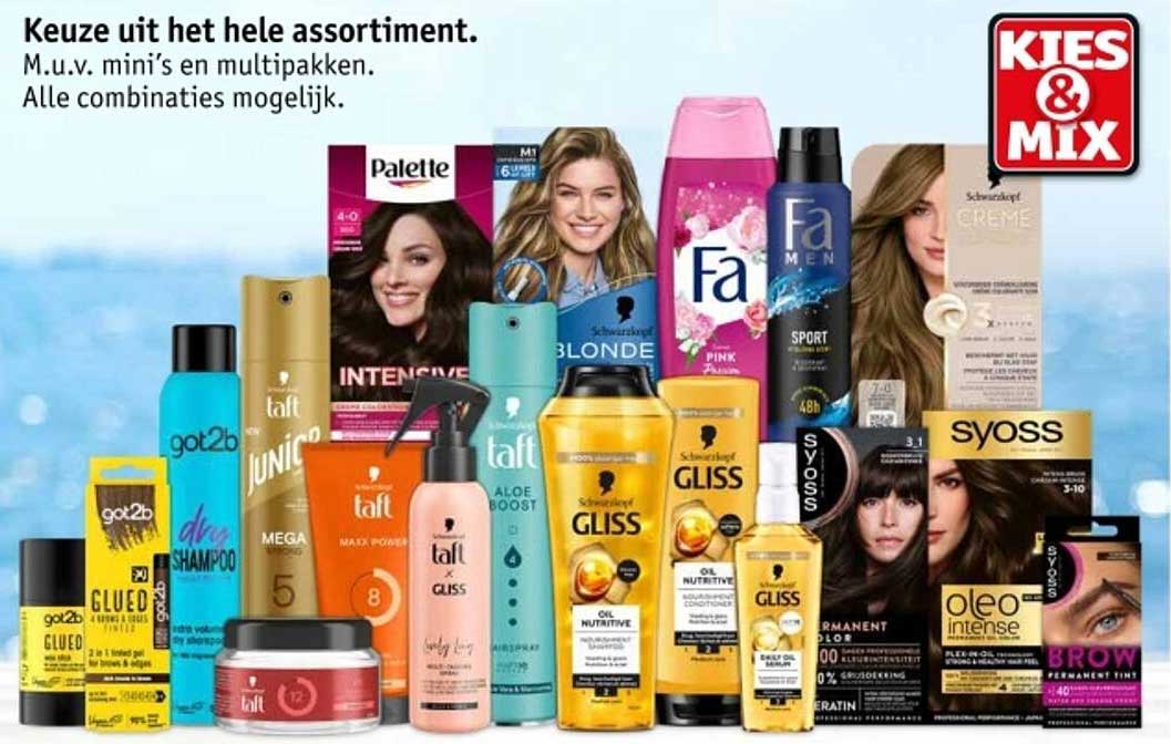 Kies uit het hele assortiment. M.u.v. mini's en multipakken. Alle combinaties mogelijk.