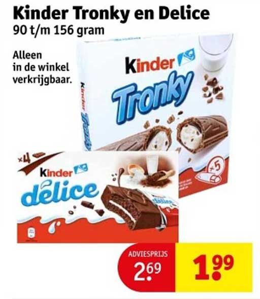 Kinder Tronky en Delice