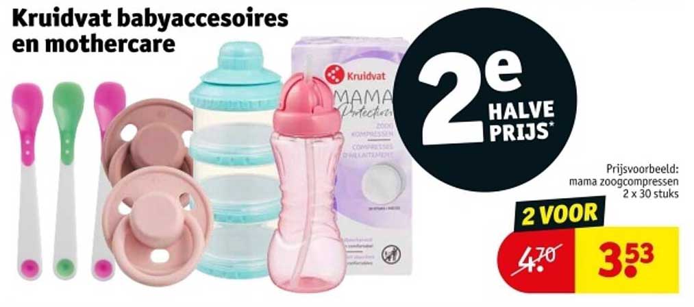 Kruidvat babyaccessoires en mothercare