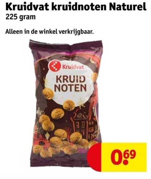 Kruidvat kruidnoten Naturel 225 gram