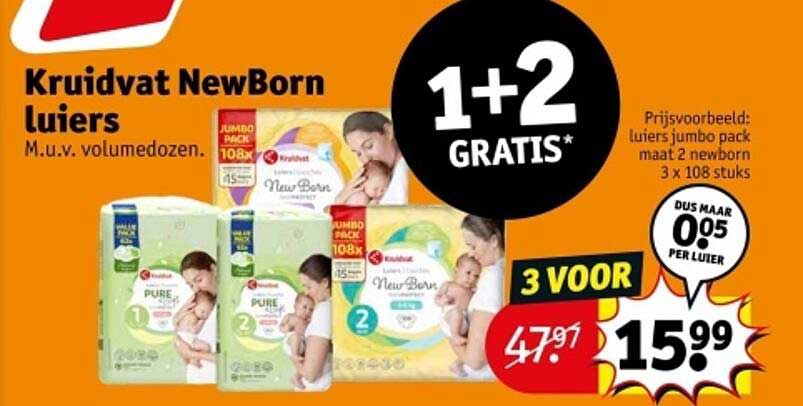Kruidvat NewBorn luiers