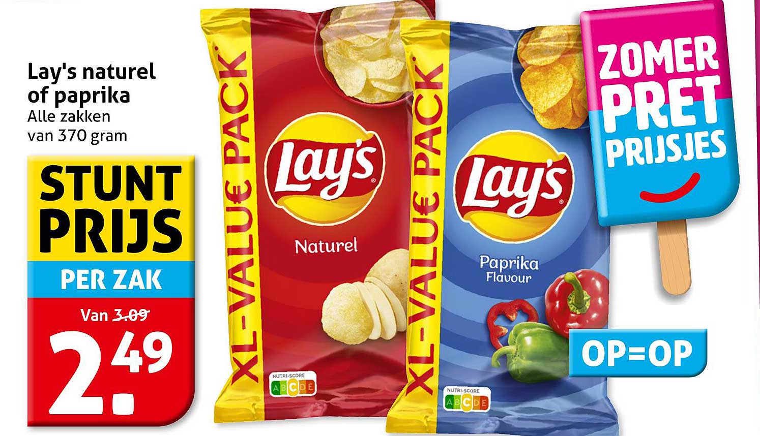 Lay's naturel of paprika