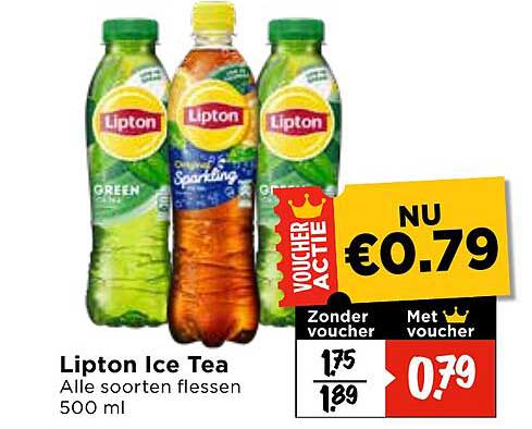 Lipton Ice Tea Alle soorten flessen 500 ml