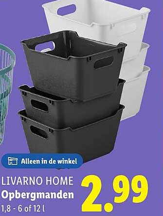 LIVARNO HOME Opbergmanden