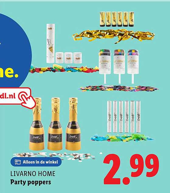 LIVARNO HOME Party poppers