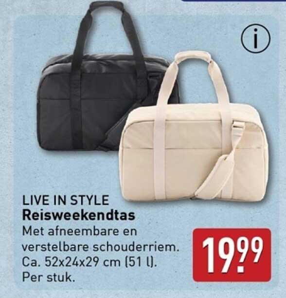 LIVE IN STYLE Reisweekendtas