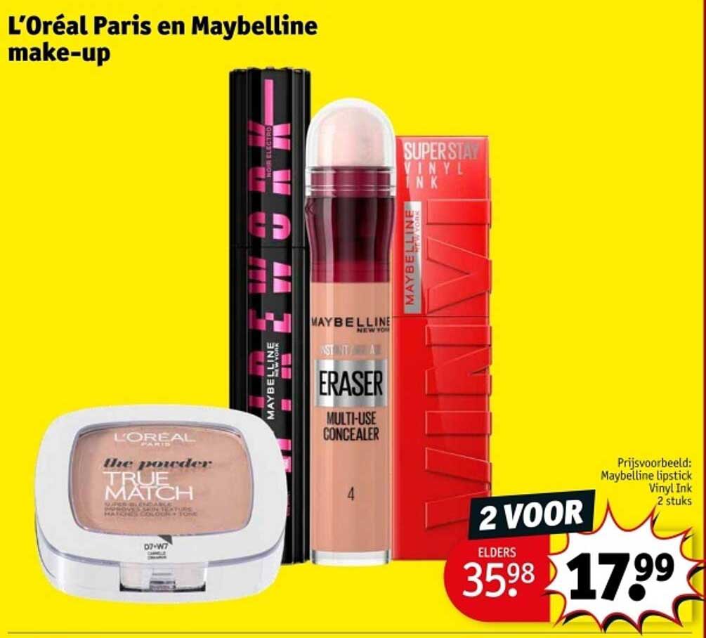 L’Oréal Paris en Maybelline make-up