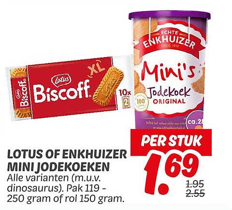 LOTUS OF ENKHUIZER MINI JODEKOEKEN