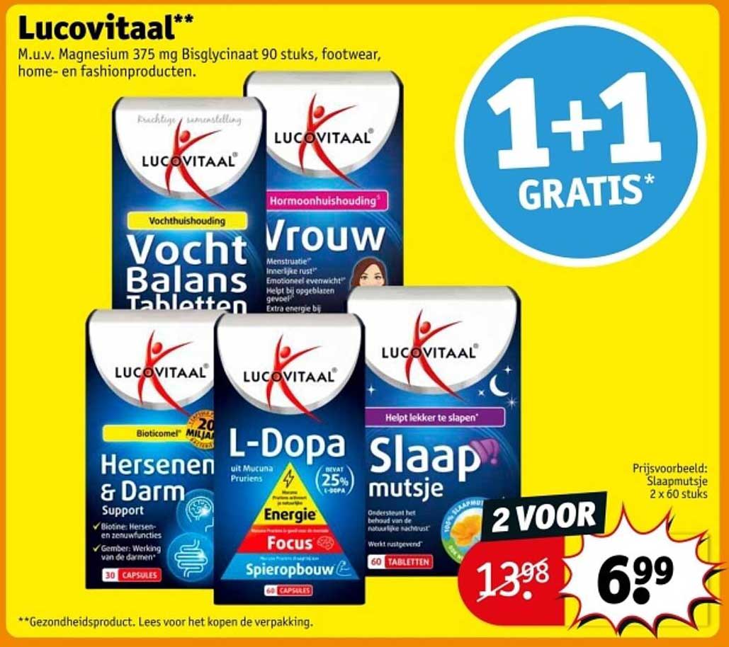 Lucovitaal 1+1 GRATIS