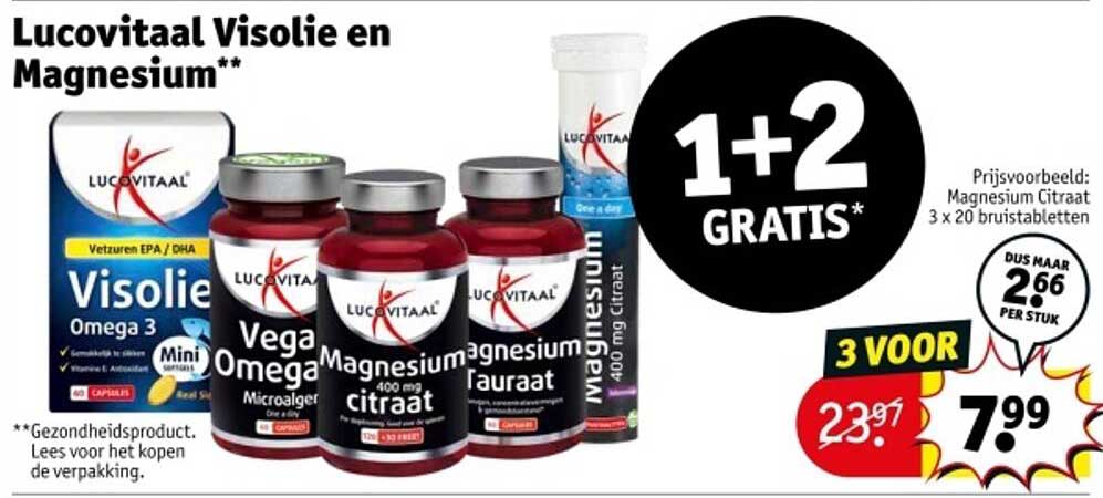 Lucovitaal Visolie en Magnesium