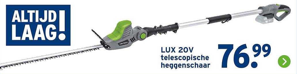 LUX 20V telescopische heggenschaar