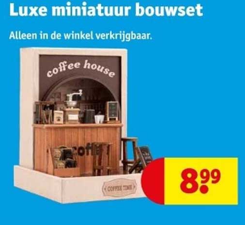 Luxe miniatuur bouwset