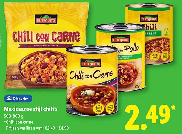 Mexicaanse stijl chili's
