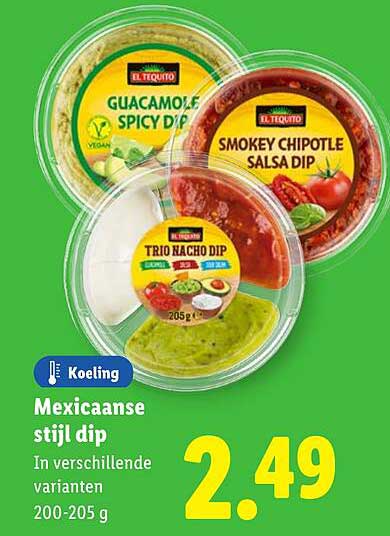 Mexicaanse stijl dip