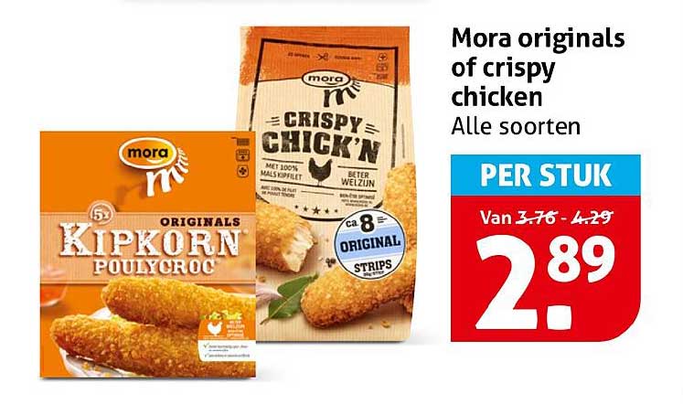 Mora originals of crispy chicken